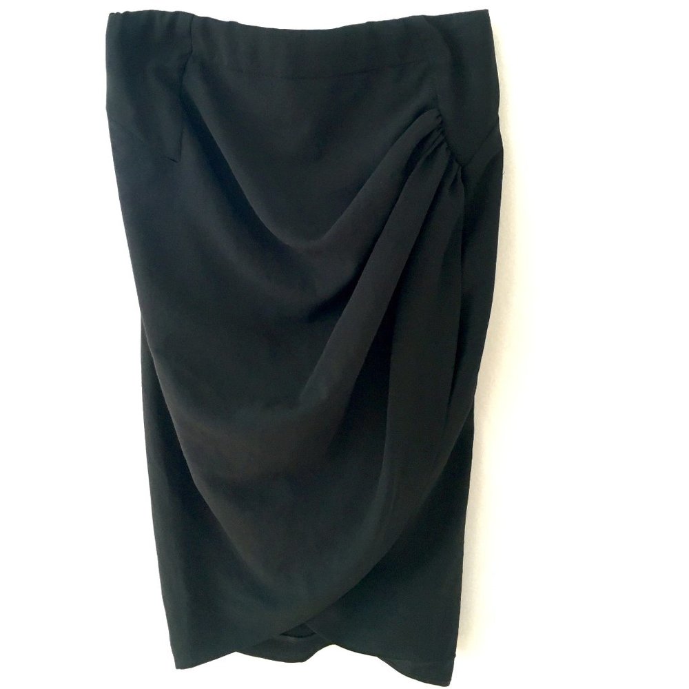 Helmut Lang Draped Skirt